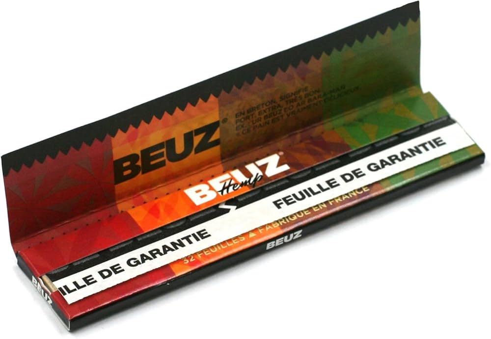 Feuilles à rouler SLIM BEUZ Hemp chanvre bio non-blanchi Made in France